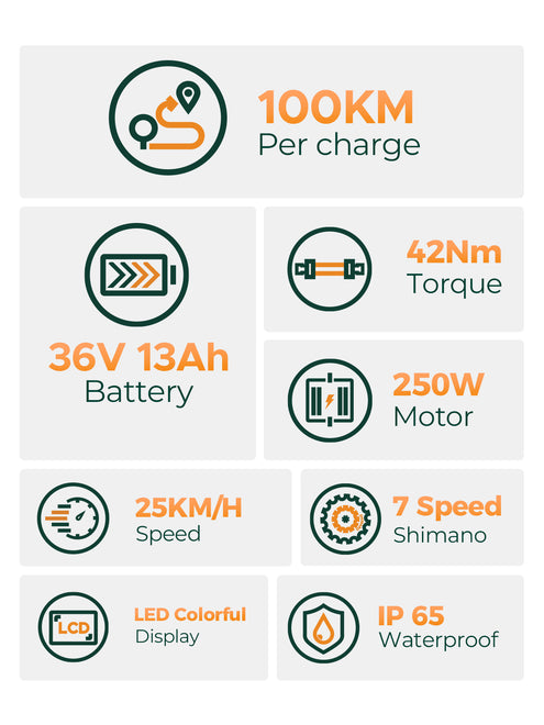 MileCity 1 Range City E-Bike